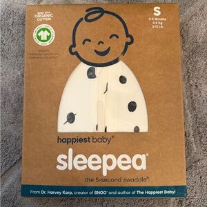 NEW HAPPIEST BABY SLEEPEA 5-SECOND SWADDLE SIZE S 0-2 MONTHS 5-12 Lbs Planets